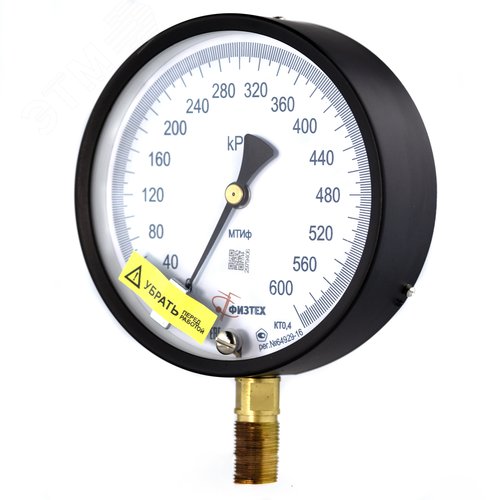 Изображение товара Манометр точного измерения МТИф 0-600 кПа кт.0.4 d.160 IP40 M20*1.5 РШ Корр. 0 (шт)