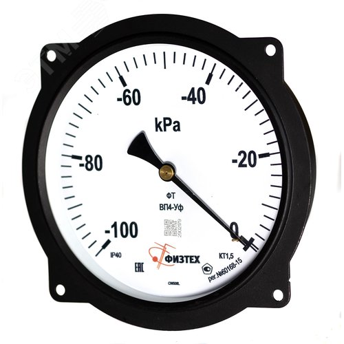 Изображение товара Манометр общетехнический МП4-Уф 0-25 МПа кт.1.5 d.160 IP40 M20*1.5 ОШ ФлП (шт)