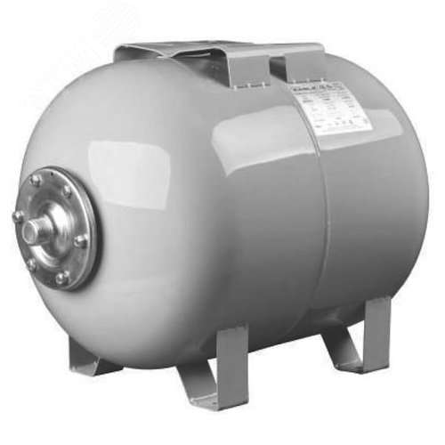 Изображение товара Бак мембранный CW-Н 24, серый, 10 бар, горизонтальный, 3/4' (шт)