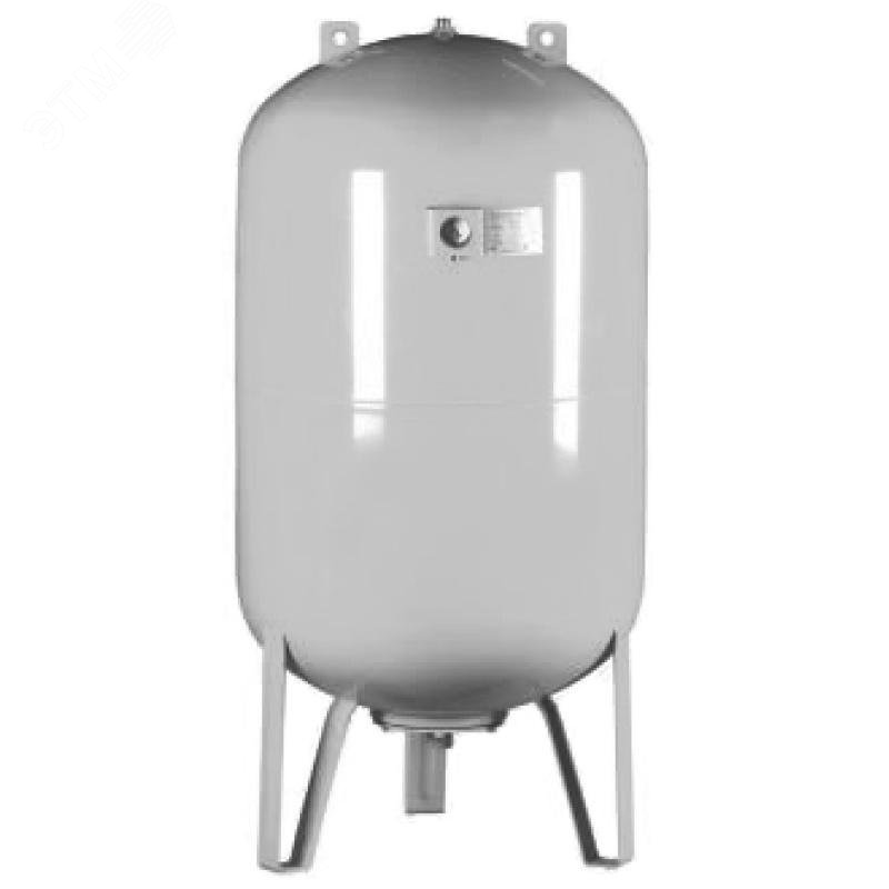 Изображение товара Бак мембранный CW-LV 300 16bar -10 °C / + 99 °C 1 1/4' вертикальный на ножках с манометром (серый) (шт)