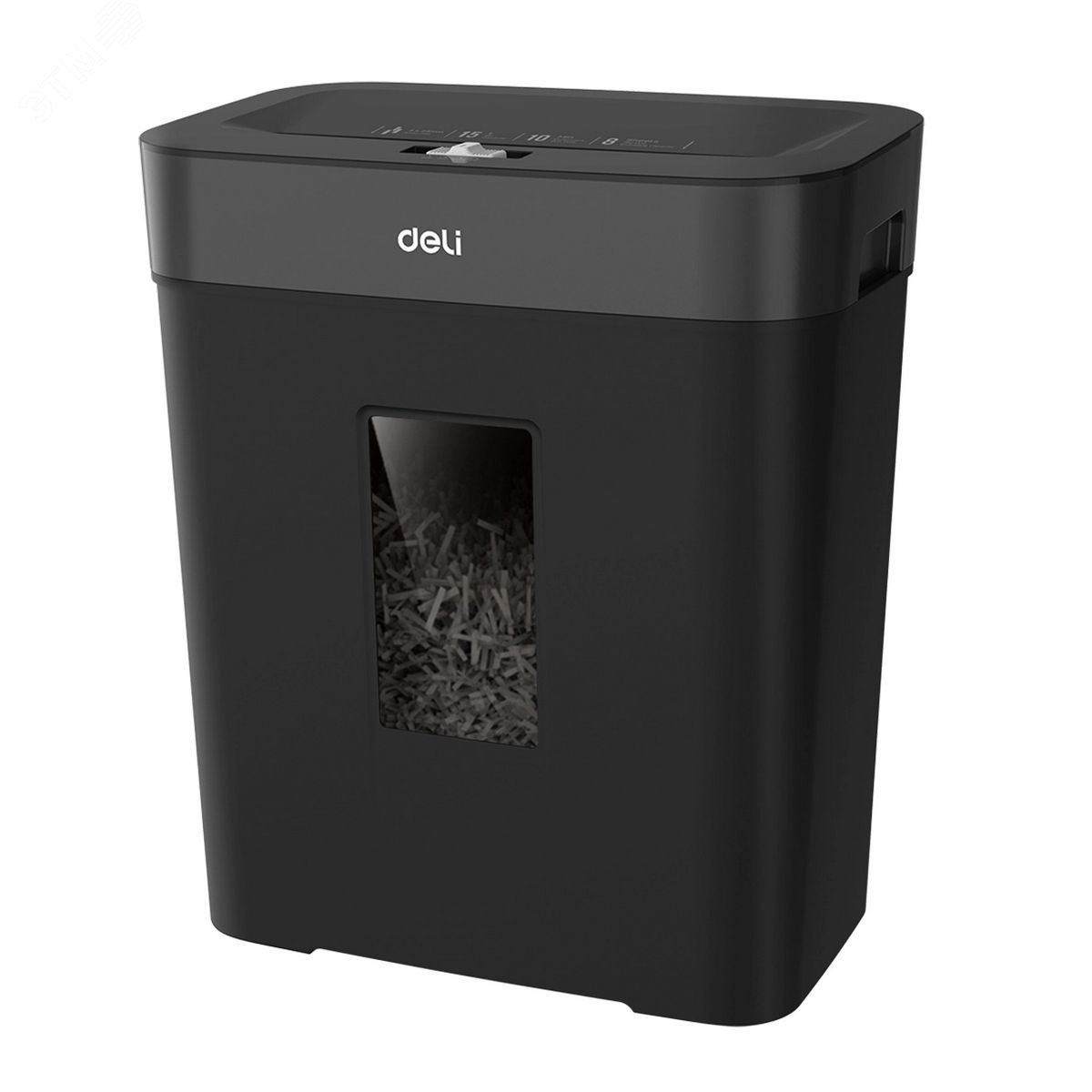 Изображение товара Шредер уничтожитель бумаги P-4, 4х40, 10 Листов, 15л, черный (шт)