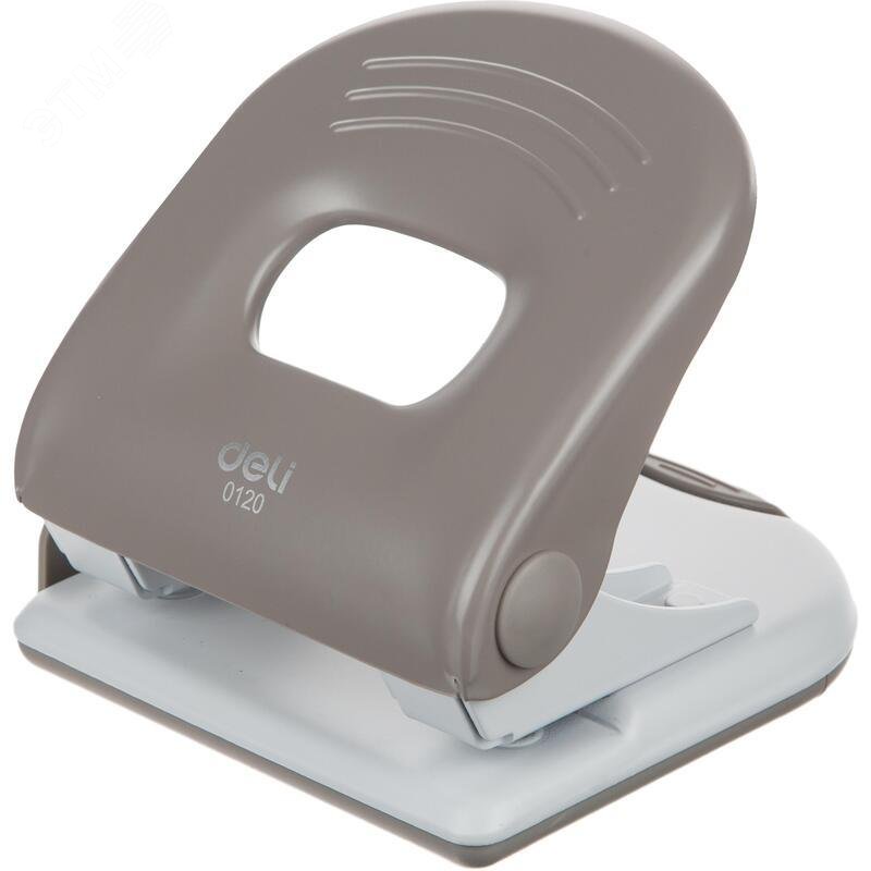 Изображение товара Дырокол Deli Pro E0120 до 40 листов серый с линейкой (шт)