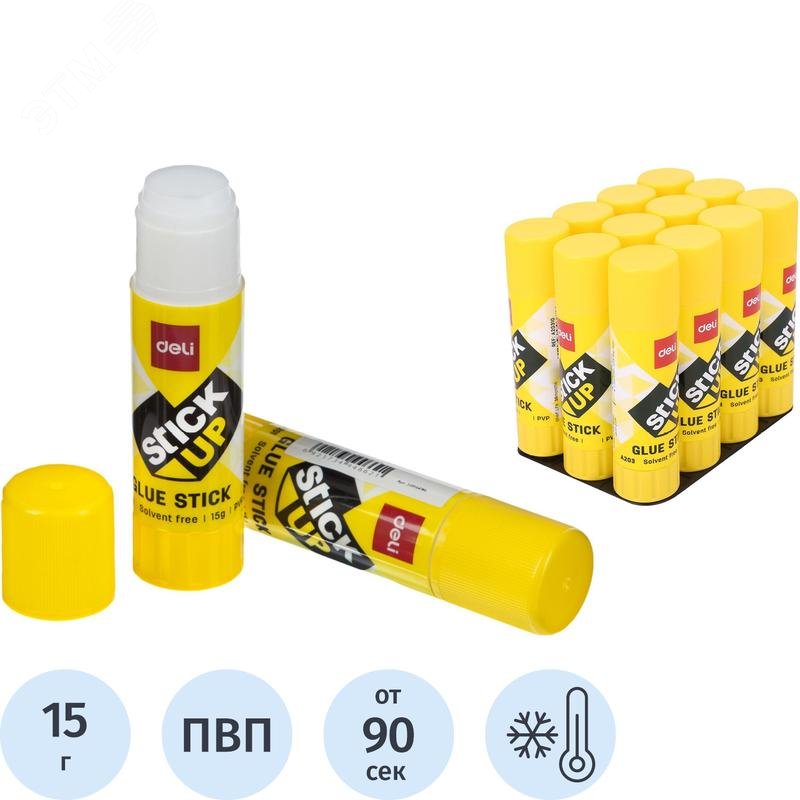 Изображение товара Клей-карандаш Deli Stick UP 15 г (шт)