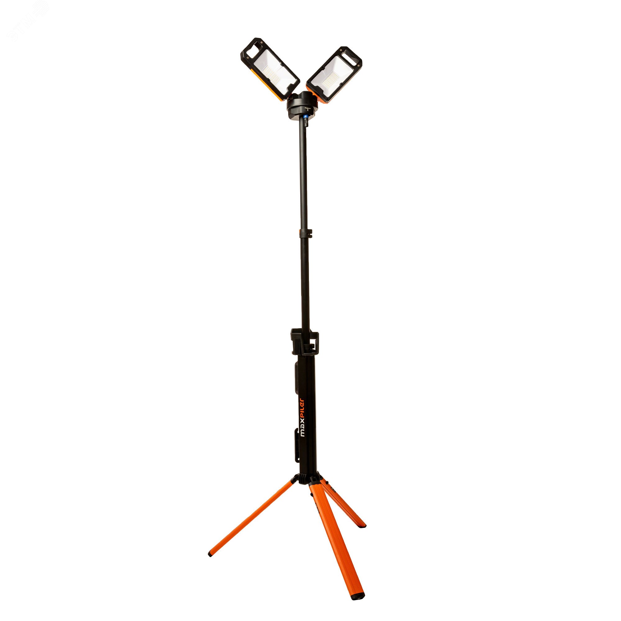 Изображение товара Мачта осветительная аккум. MAXPILER MTWL-01 (500/1500/5000 Лм, АКБ 4Ач, 2 свет.модуля, телескоп) (шт)