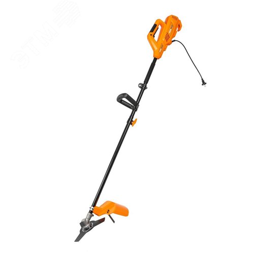 Изображение товара Триммер электрический (2000Вт, 380 мм, D-обр. рукоятка, разъемная штанга, нож+леска) (шт)