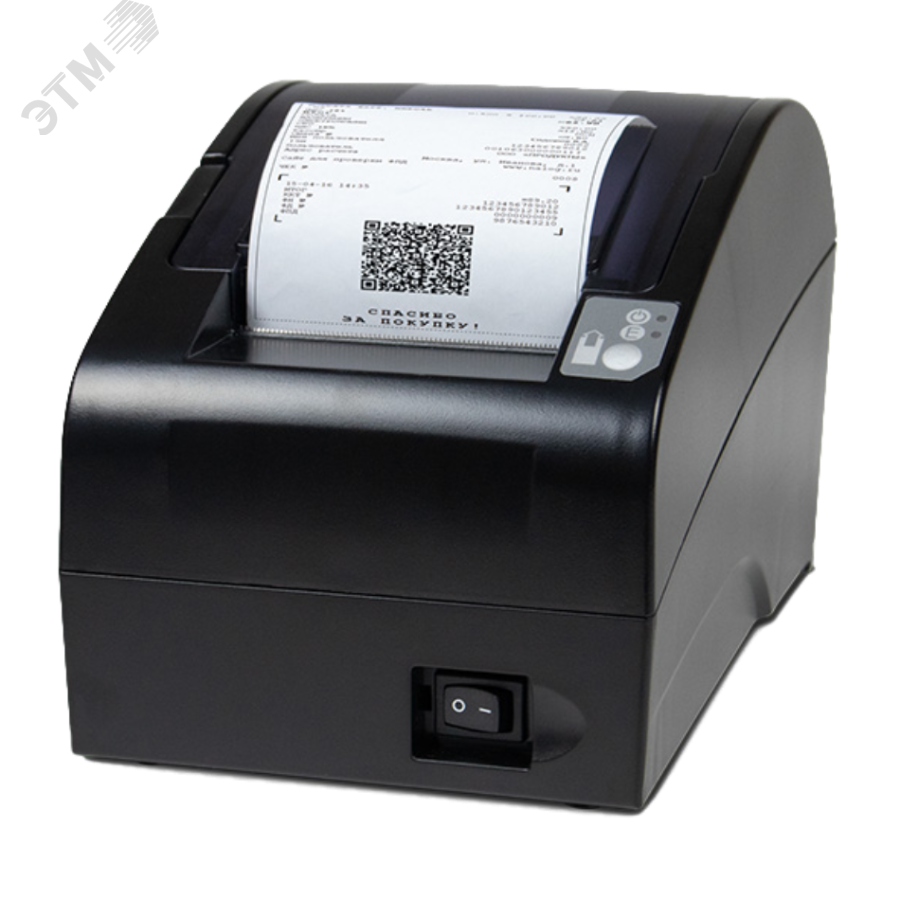 Изображение товара Фискальный регистратор FPrint-22ПТК USB/Ethernet/RS232, черный, без ФН (шт)