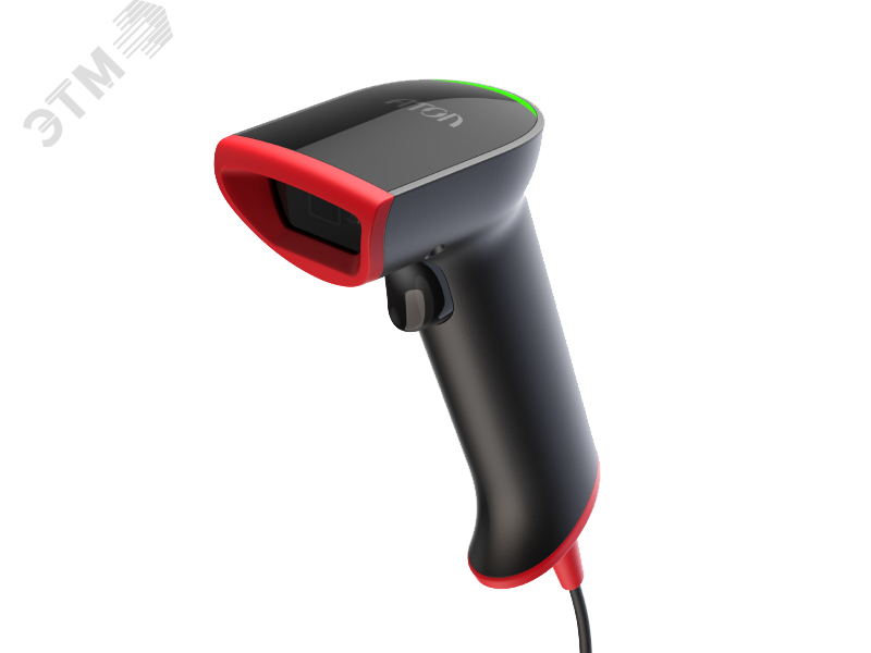 Изображение товара Сканер штрих-кода Impulse 12 2D ручной, проводной, USB, без подставки, черный (шт)