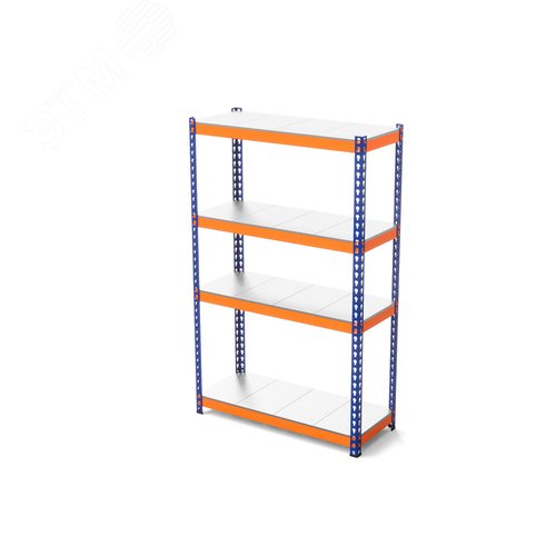 Изображение товара Стеллаж металлический ГТС_Профи-Т 2000x1240x655, Ярусы: 4 шт. оцинк. метал. (шт)