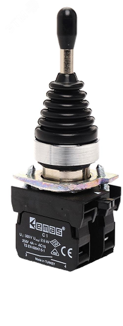 Изображение товара Двухпозиционный джойстик серии CM EMAS для автоматики IP65 250 В 4 А