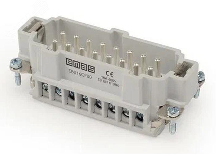 Изображение товара Штепсель разъем 16 полюсов 16A IP65 герметичный турецкого производства