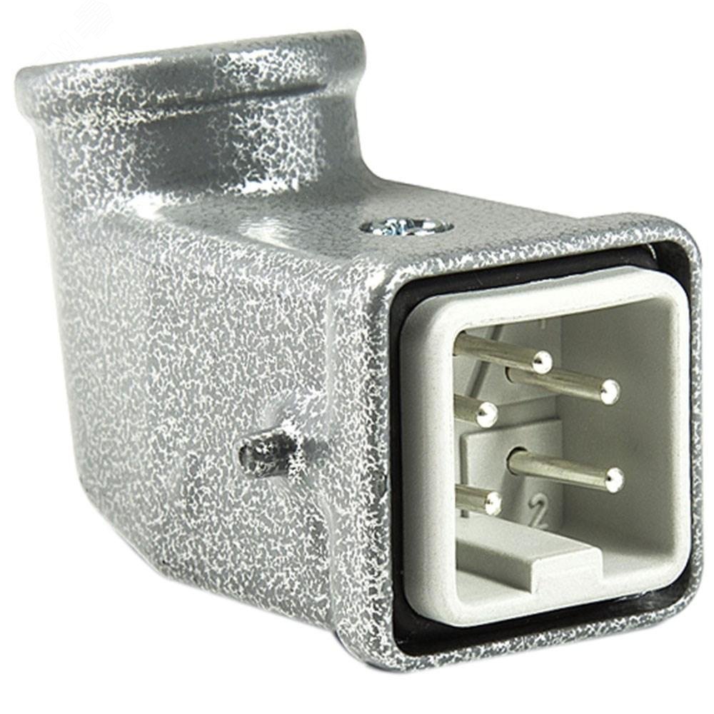 Изображение товара Вилка Emas 5 полюсов, 10А, боковой ввод - надежное решение для электросети