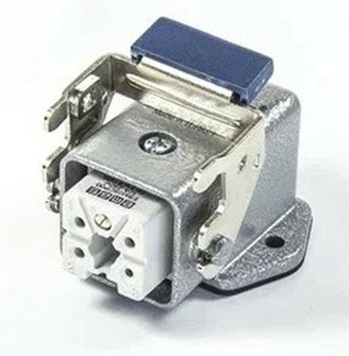 Изображение товара Угловой металлический кожух с гнездом 5 полюсов IP65 для электромонтажа