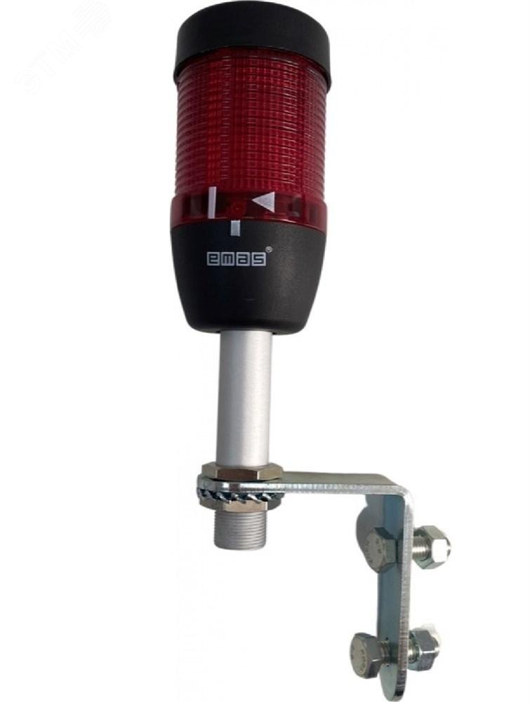 Изображение товара Сигнальная колонна 50 мм красная с LED, настенная, 24V IP40 EMAS