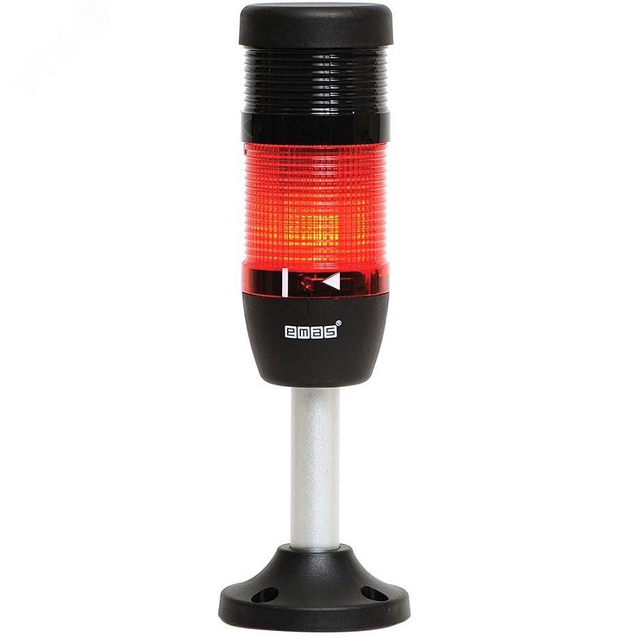 Изображение товара Колонна сигнальная 50 мм красная с зуммером и LED индикатором