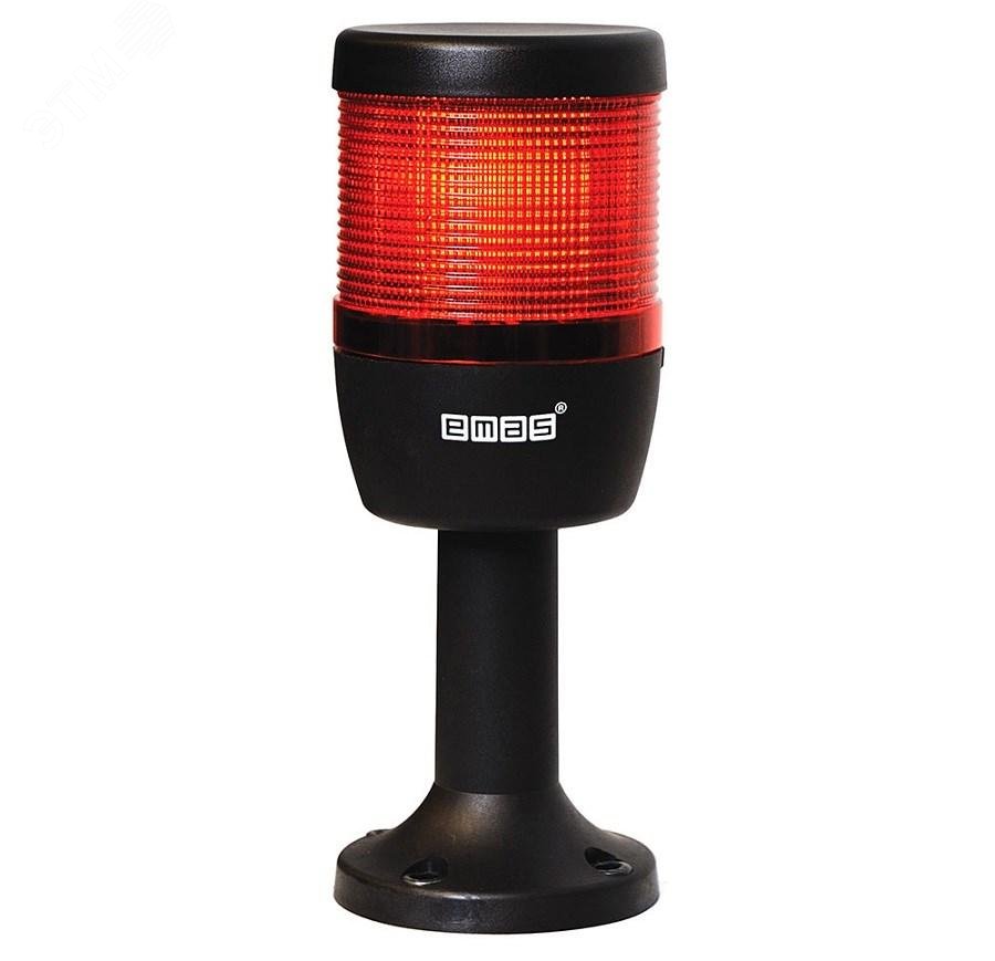 Изображение товара Сигнальная колонна 70 мм красная светодиодная EMAS