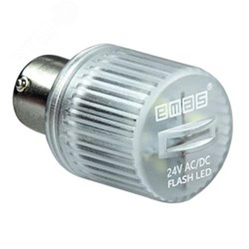 Изображение товара Стробоскоп FLESH 24VDC белый для сигнализации состояния оборудования