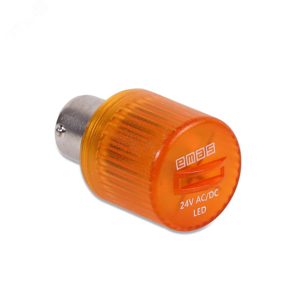 Изображение товара Стробоскоп FLESH цоколь BA15S для сигнальных колонн серии IK жёлтый