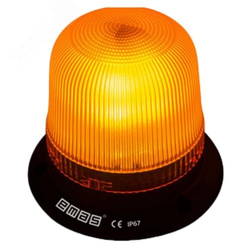 Изображение товара Сигнальная колонна маячкового типа желтая 12-24В IP65 IP67 EMAS