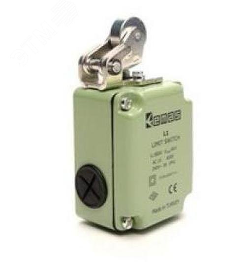 Изображение товара Выключатель концевой металлический ролик 22 мм IP65 для автоматизации