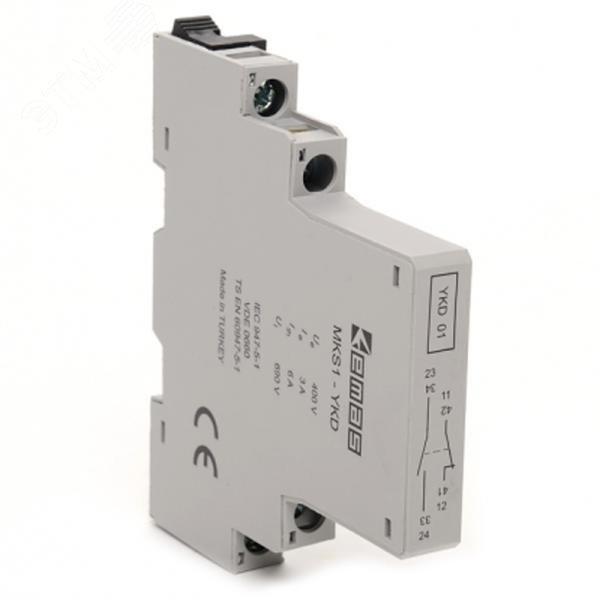 Изображение товара Дополнительный контакт автомата защиты двигателя серии MKS 1НО+1НЗ