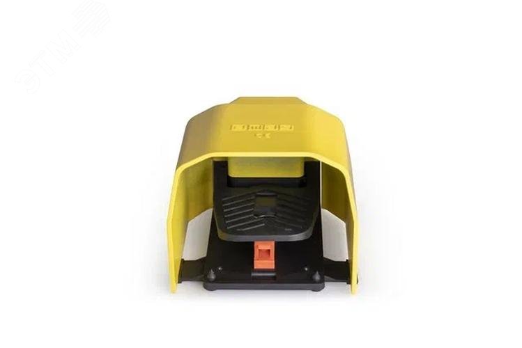 Изображение товара Педаль одиночная с фиксацией алюминиевый кожух 250В IP65 желтая