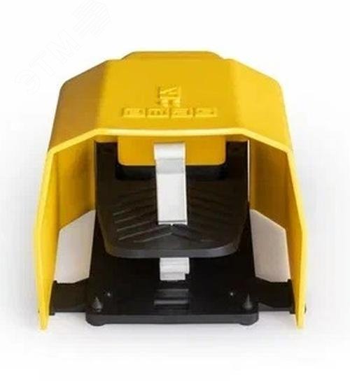 Изображение товара Педаль одиночная EMAS IP65 250 В 4А с защитным кожухом желтая