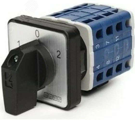 Изображение товара Переключатель полюсов 10А, 400В, IP54, EMAS, модель PSA010KD334S
