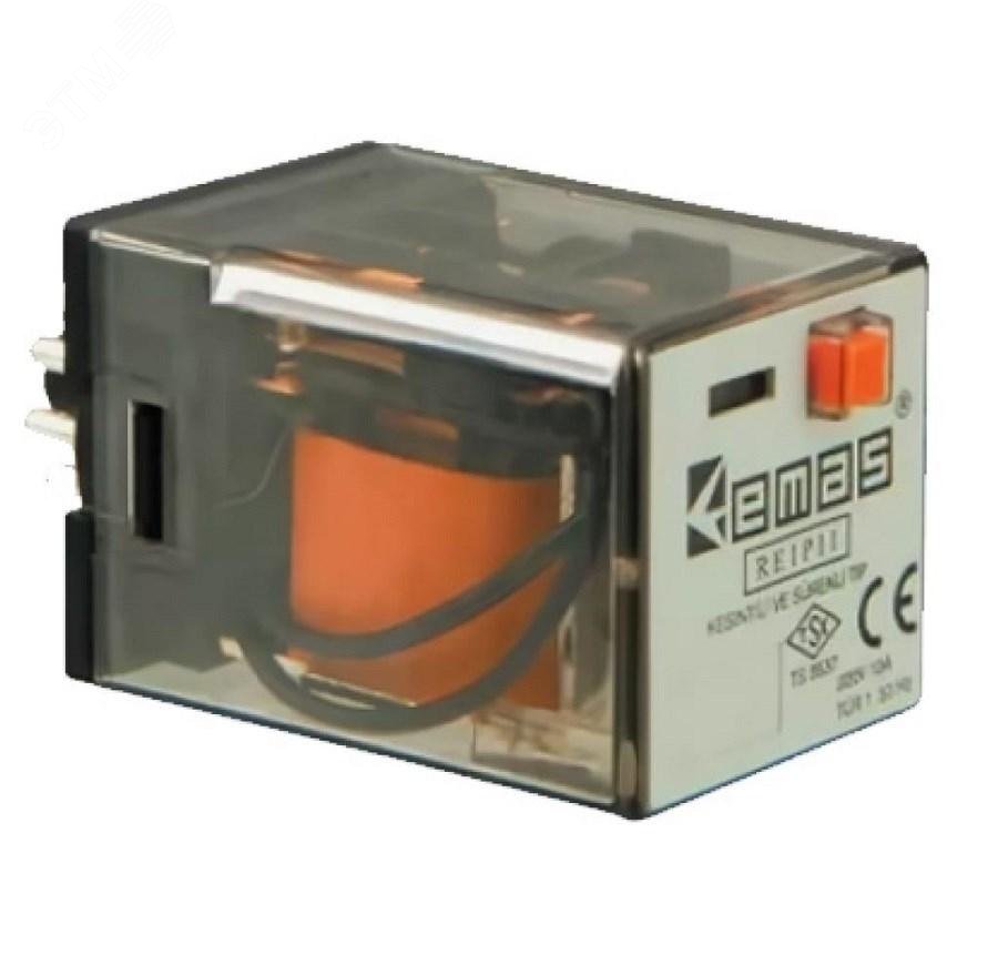 Изображение товара Реле промышленное 11 выводов 220 В АС с 3 переключающими контактами EMAS