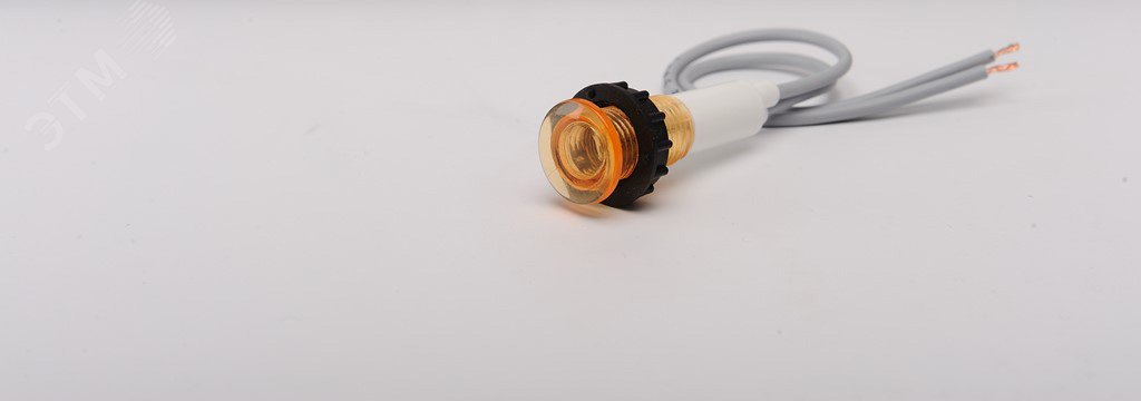 Изображение товара Сигнальная арматура 10 мм желтый цвет 230В AC S100NS EMAS