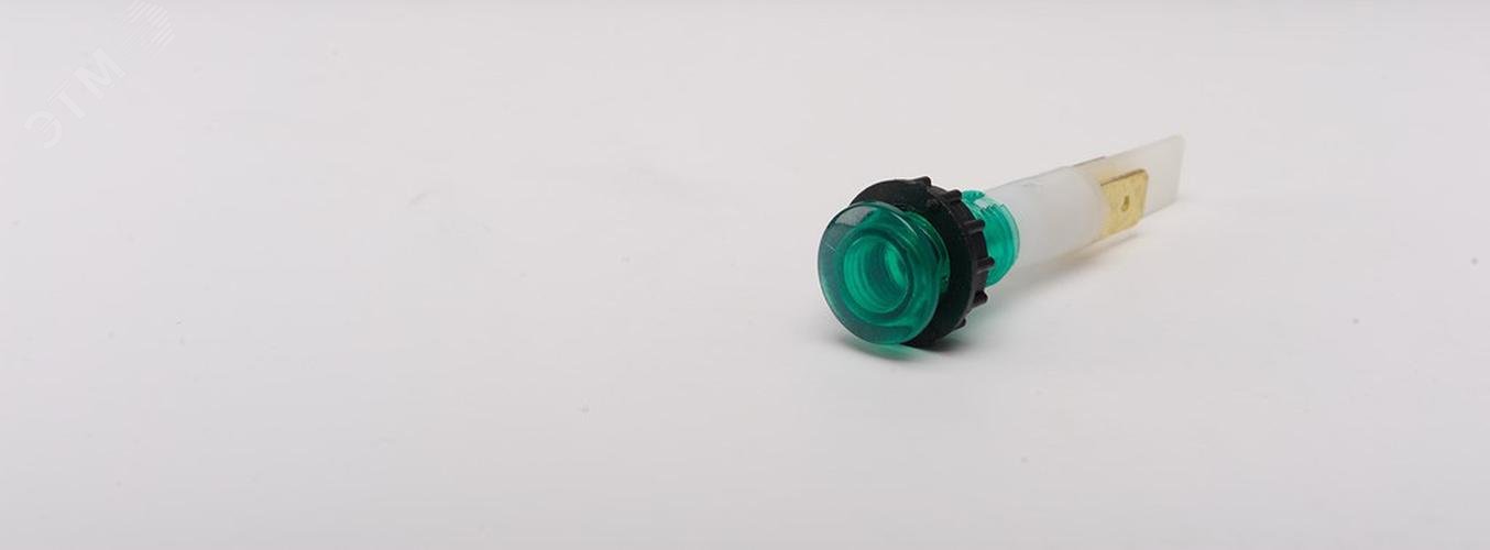 Изображение товара Сигнальная арматура EMAS S102NY зелёная 10 мм 230 В