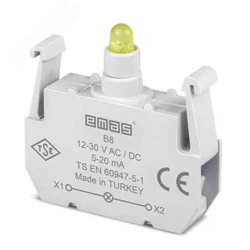 Изображение товара Блок подсветки светодиод, жёлтый цвет, серия B, 12-30В AC/DC (шт)