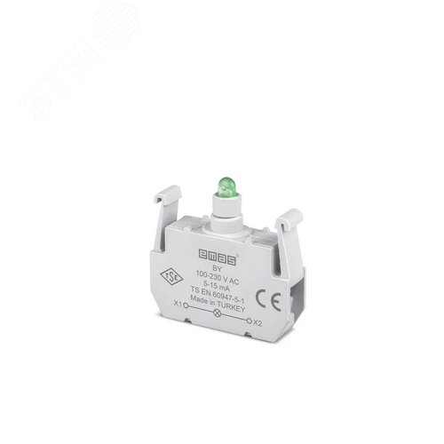 Изображение товара Блок подсветки светодиод, зелёный цвет, серия B, 100-230В AC (шт)