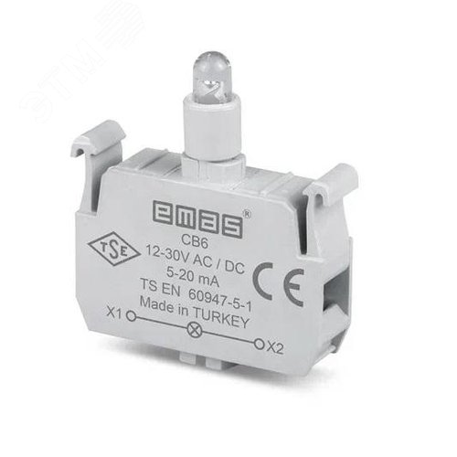 Изображение товара Блок подсветки светодиод, красный цвет, серия C, 12-30В AC/DC (шт)