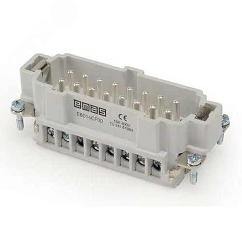 Изображение товара Штепсель, для разъёма 16 полюсов, 16A (шт)