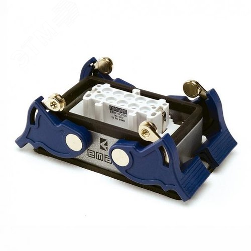 Изображение товара Кожух с гнездом металлический, 10 полюсов, 16А, нижний ввод, IP65 (шт)