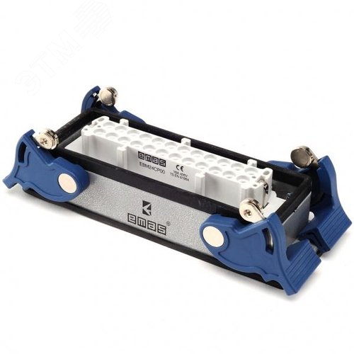 Изображение товара Кожух с гнездом металлический, 24 полюса, 16А, нижний ввод, IP65 (шт)