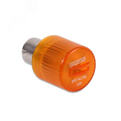 Изображение товара Стробоскоп FLESH, цоколь ВА15S, для сигнальных колонн серии IK, жёлтый цвет (шт)