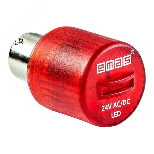 Изображение товара Светодиод LED, цоколь BA15S, для сигнальных колонн серии IK, красный цвет (шт)