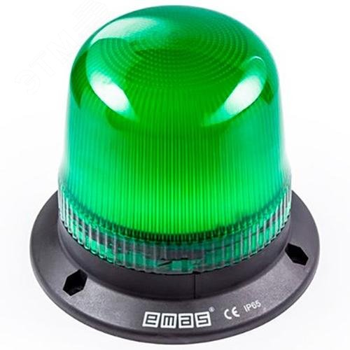 Изображение товара Колонна сигнальная маячкового типа, зеленый цвет, 12-24В AC/DC, IP65 (шт)