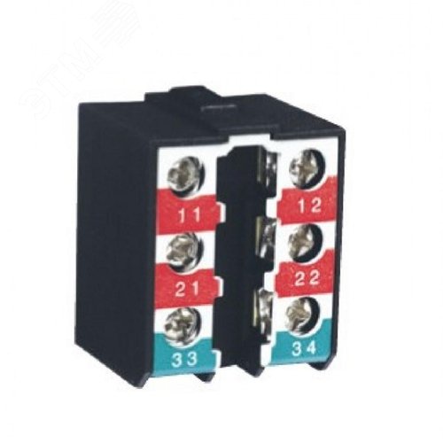 Изображение товара Контактный блок медленнодействующий 2НО+1НЗ (шт)