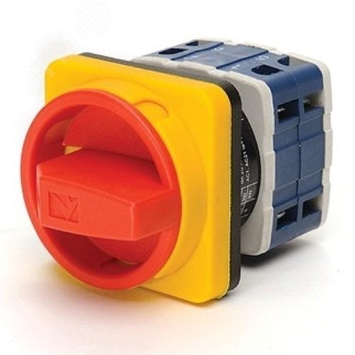 Изображение товара Переключатель 120A, 3 фазы, 90 °, 2 положения (Вкл.-Выкл.), 85*85 (шт)