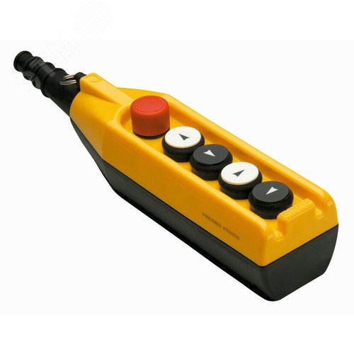 Изображение товара Пульт управления 5 кнопок первая кнопка аварийный стоп CP200E30, 1НЗ, односкоростной, cерия PV 250В AC, 4А, IP65 (шт)