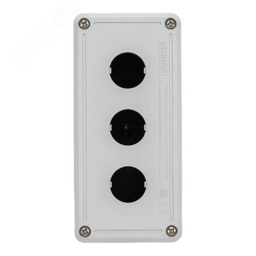 Изображение товара Корпус поста управления 3 кнопки, серый-чёрный цвет, серия ЗН, пластик, IP50 (шт)