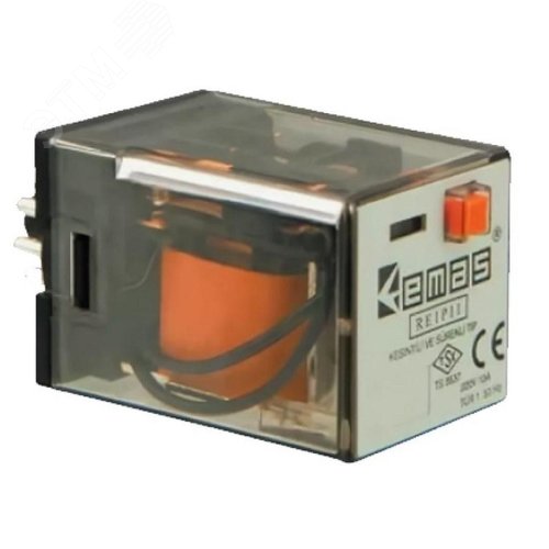 Изображение товара Реле на 8 выводов 24В АС (2 переключающих контакта) (шт)