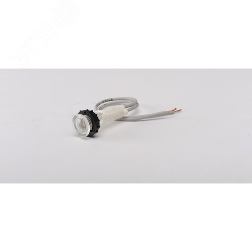 Изображение товара Сигнальная арматура 10мм, белый цвет, светодиод, кабель 12см, 230В AC (шт)