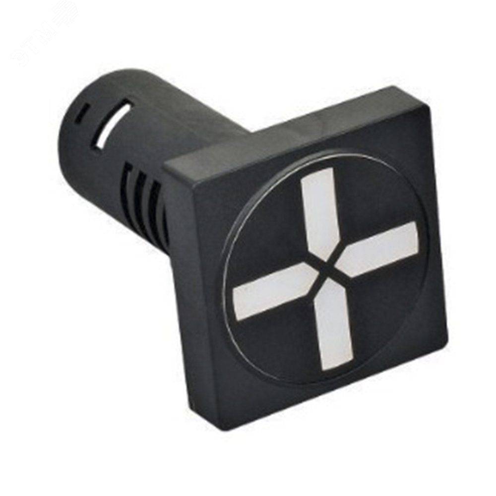 Изображение товара Лампа индикатор положения AD105-22W(LED) матрица (квадрат) Ф22мм 24В красный/зелёный (шт)