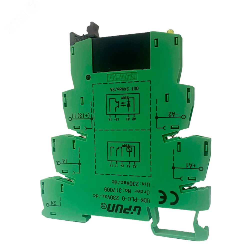 Изображение товара Модуль релейный UDK-PLC-O 230Vac/dc электромеханический и твердотельный