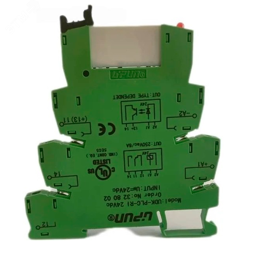 Изображение товара Модуль релейный UDK-PLC-RI 24Vac/dc (шт)