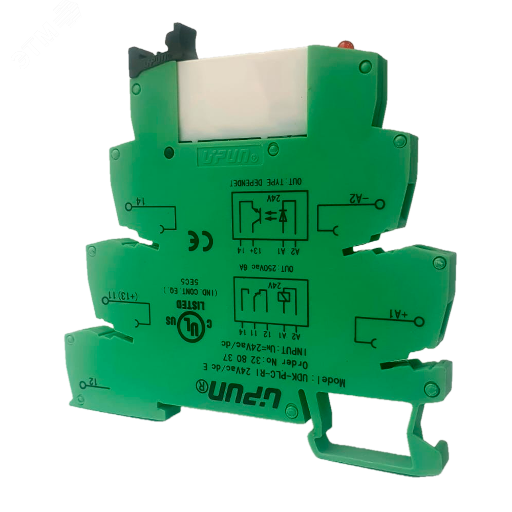 Изображение товара Модуль релейный UDK-PLC-RI 24Vac/dc E (шт)