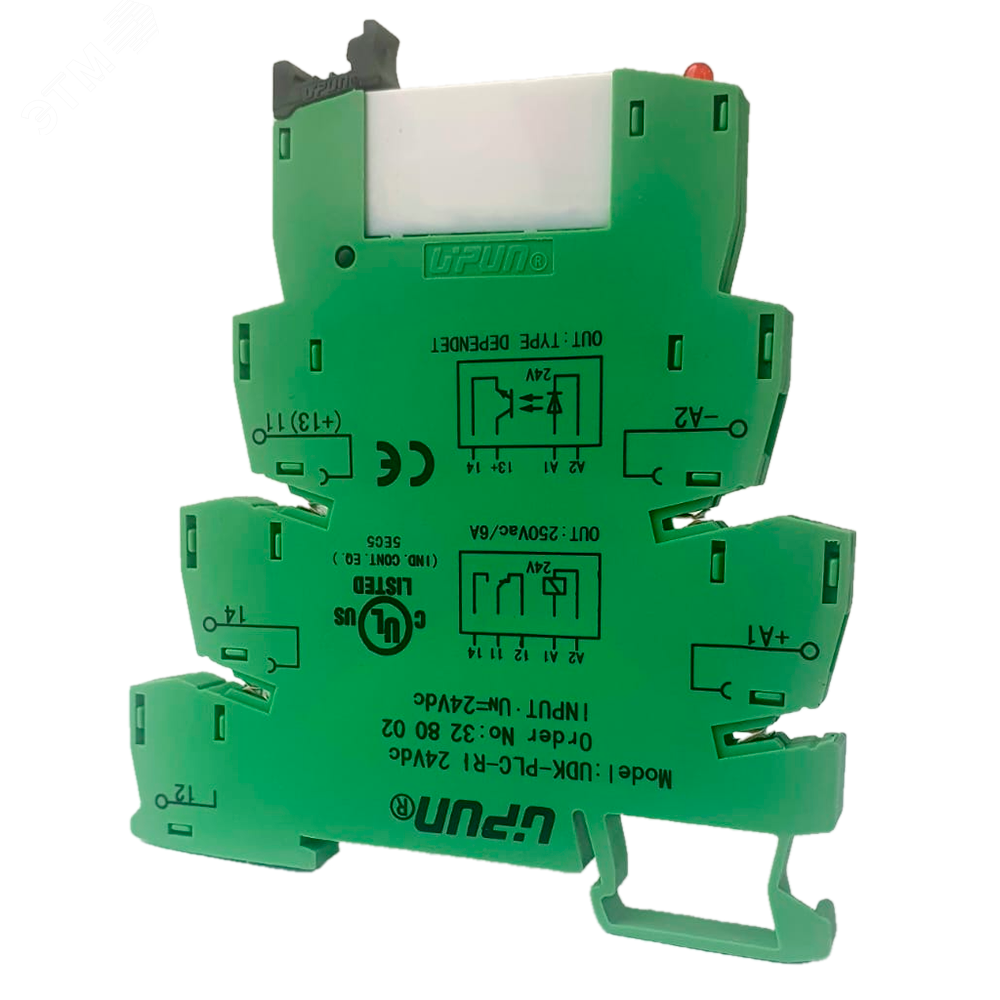 Изображение товара Модуль релейный UDK-PLC-RI 24Vdc (шт)